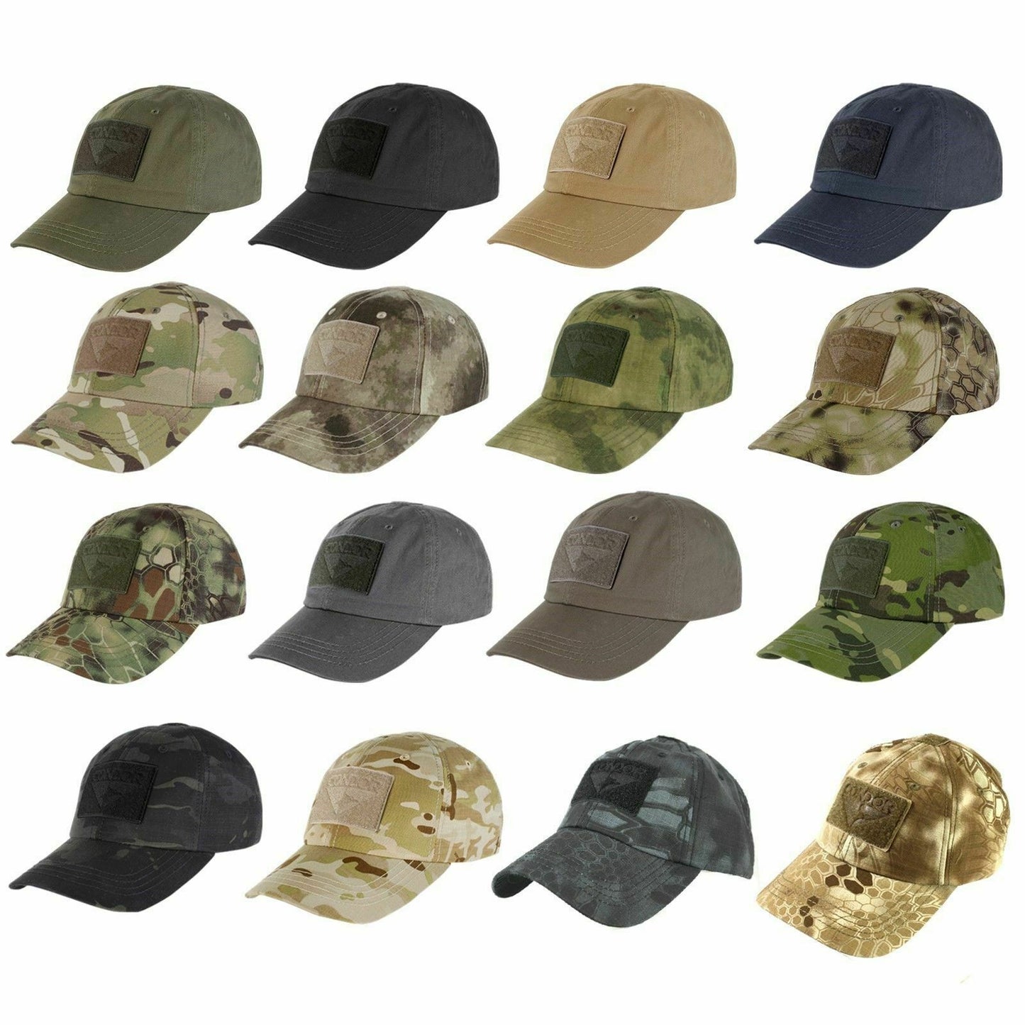 Tactical Condor Hat - Low-Profile Operator Cap with Patches