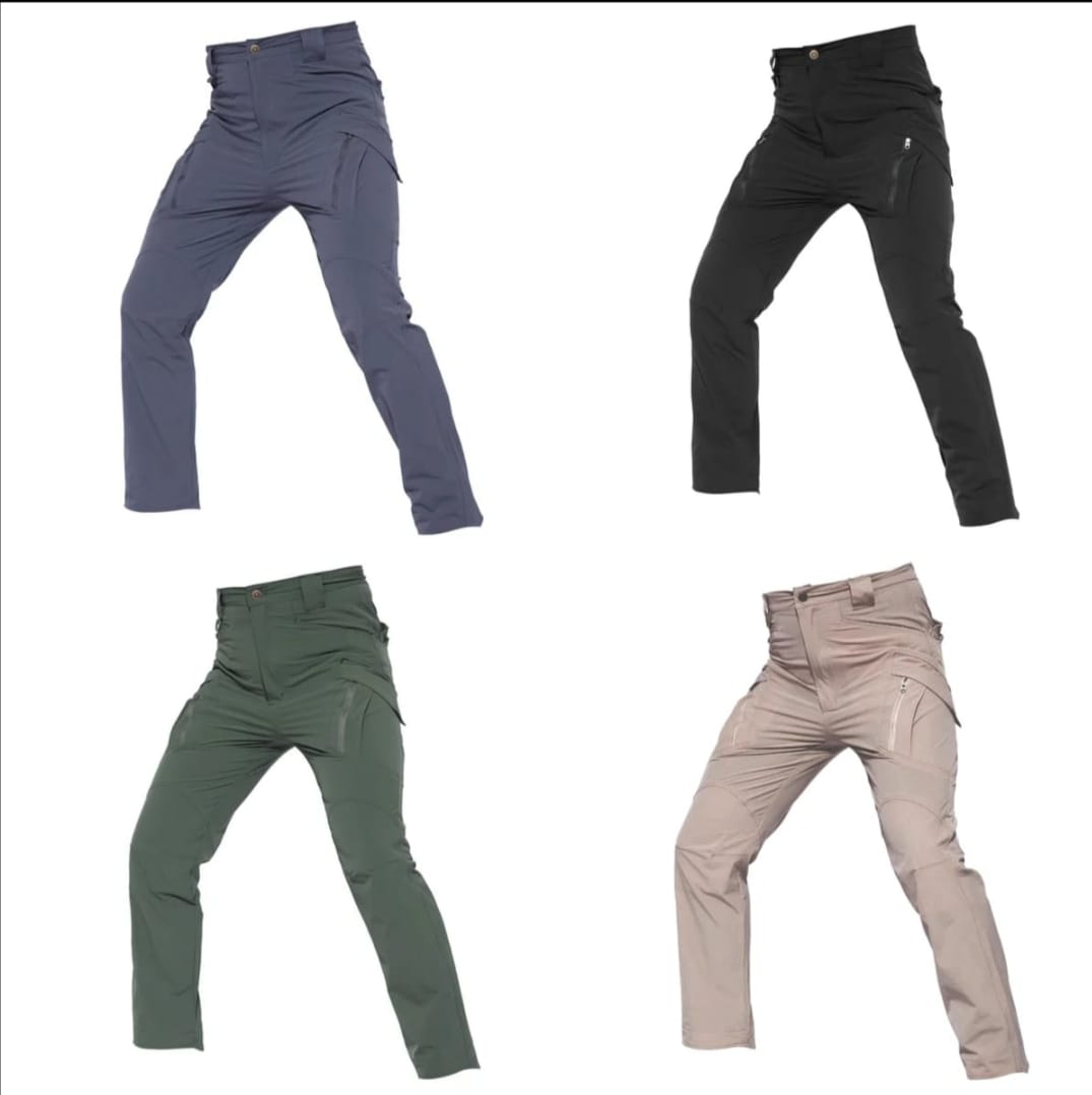 Men's Tactical Cargo Pants - Durable Outdoor Work & Hiking Trousers