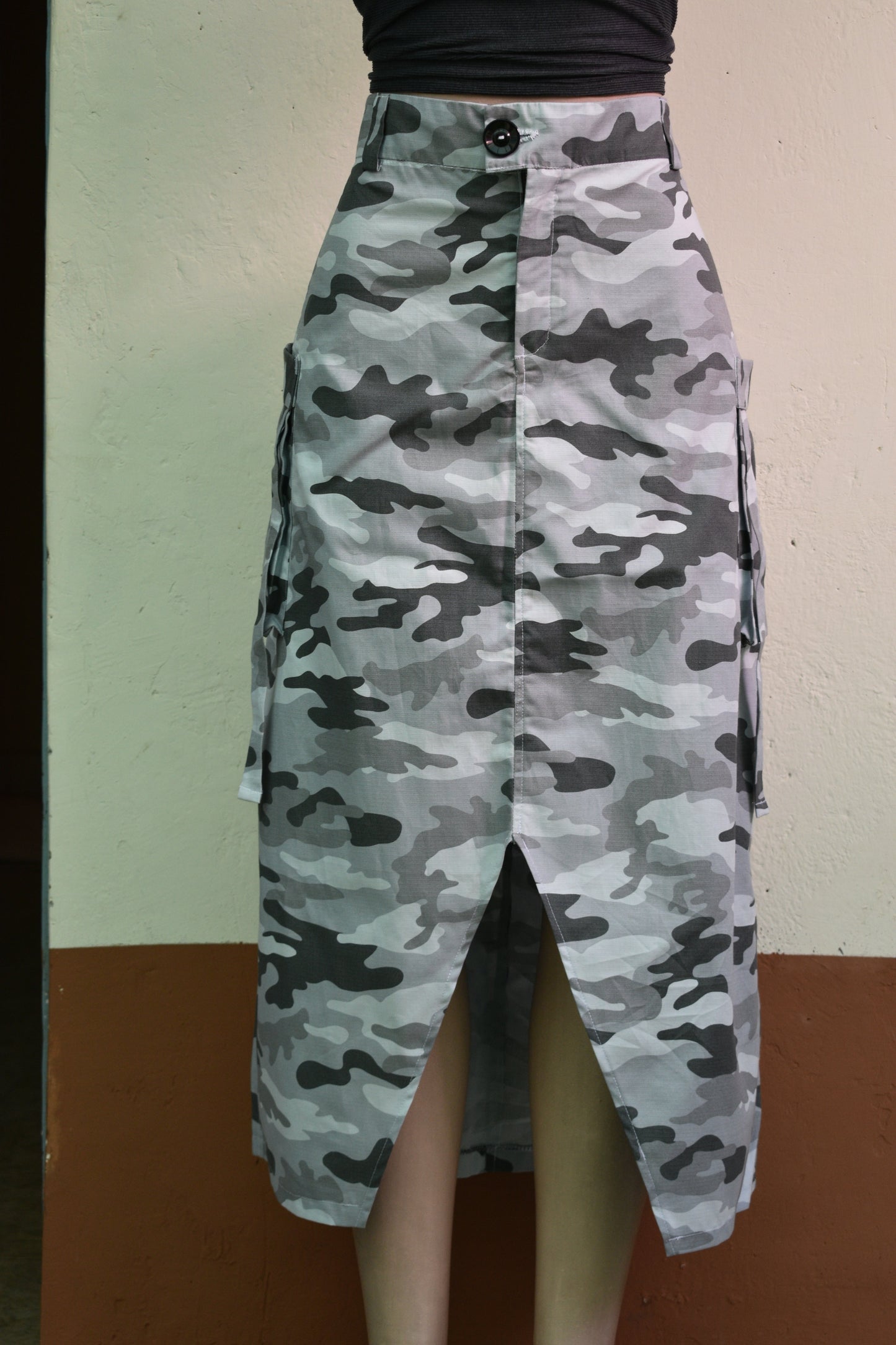 Women's Urban Camouflage Cargo Skirt