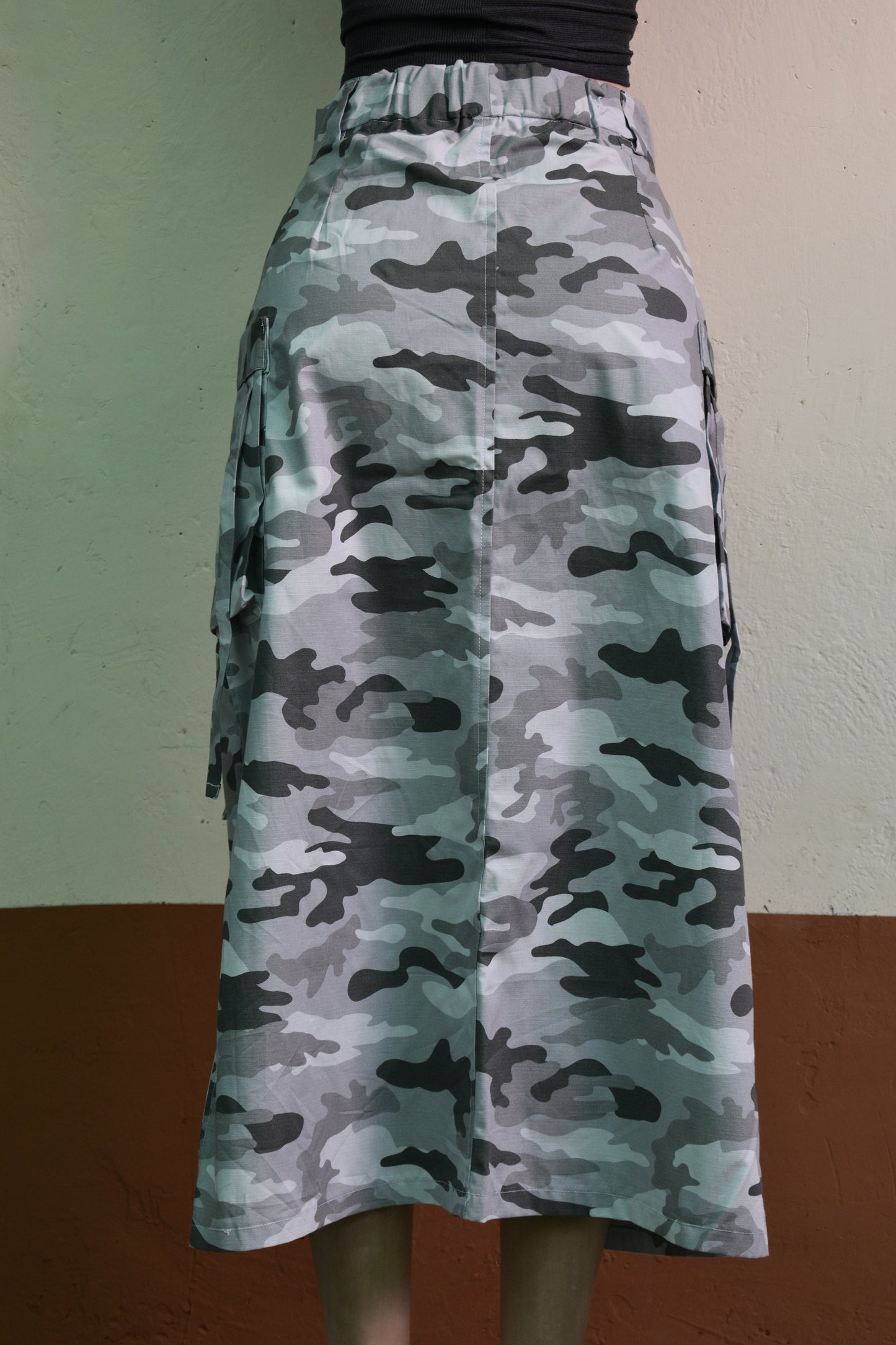 Women's Urban Camouflage Cargo Skirt