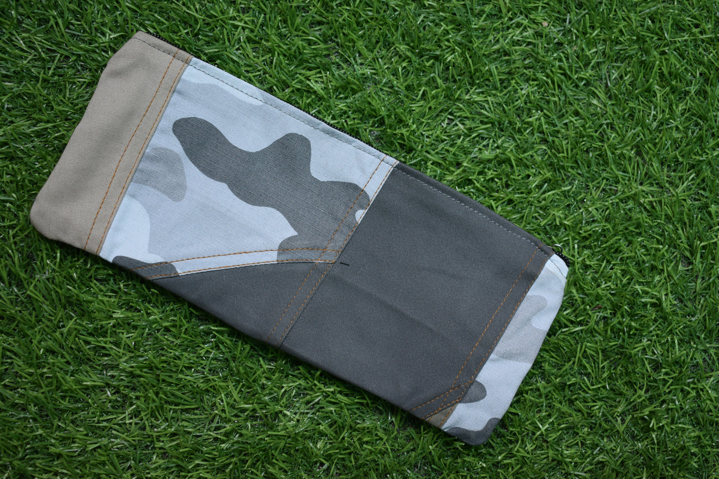 Waterproof Fanny Pack - Stylish Beige & Khaki Mixed Design