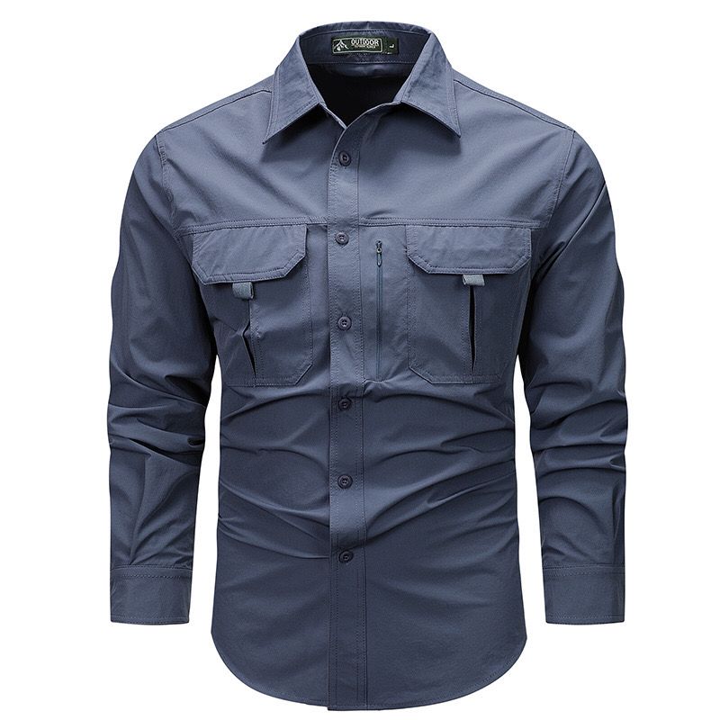 Men's Outdoor Tactical Long-Sleeve Shirt - Hiking & Safari