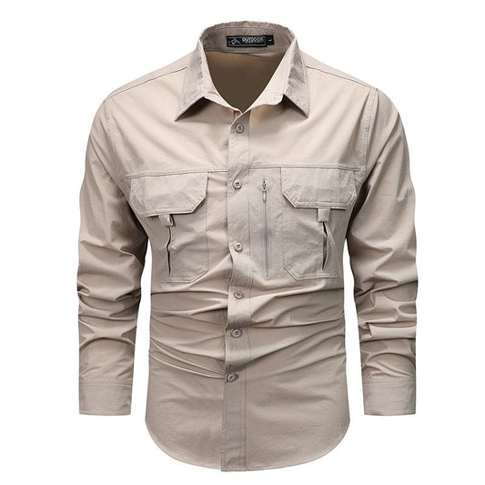 Men's Outdoor Tactical Long-Sleeve Shirt - Hiking & Safari