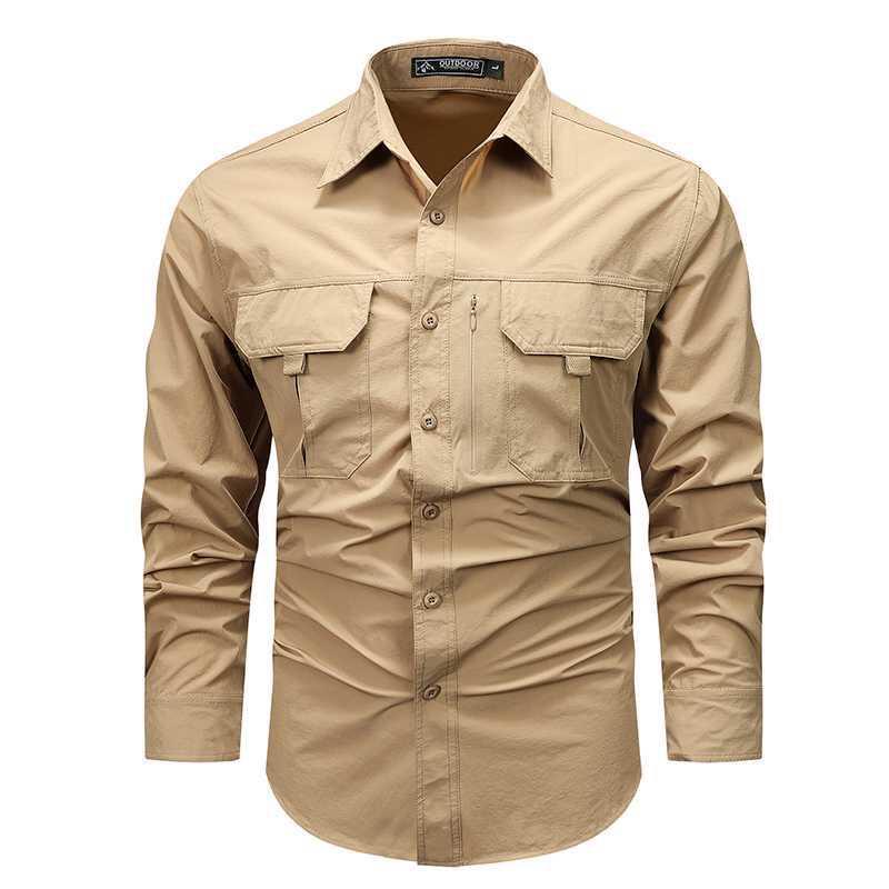 Men's Outdoor Tactical Long-Sleeve Shirt - Hiking & Safari