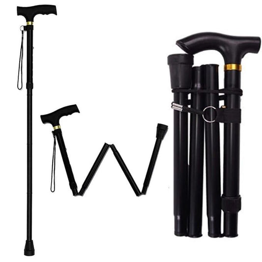 Adjustable, Portable Folding Hiking, Walking Stick Trekking Pole