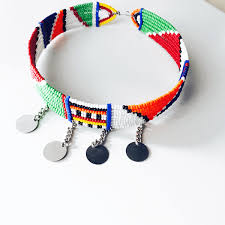 Maasai Handcrafted Beaded Choker Necklace
