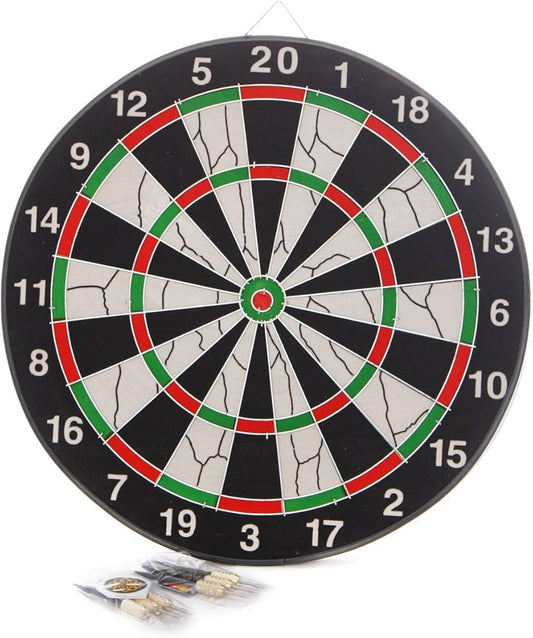 Classic 18-Inch Dartboard with Darts Set