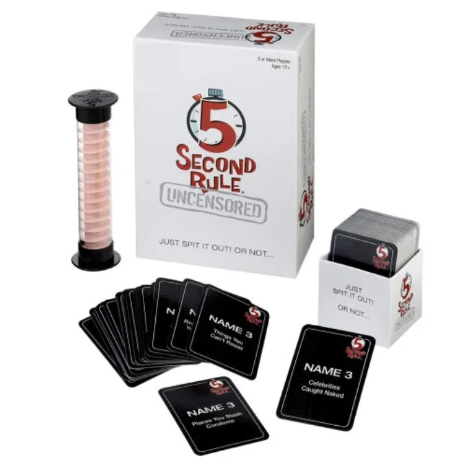 5 Seconds Rule Uncensored Card and Board Game