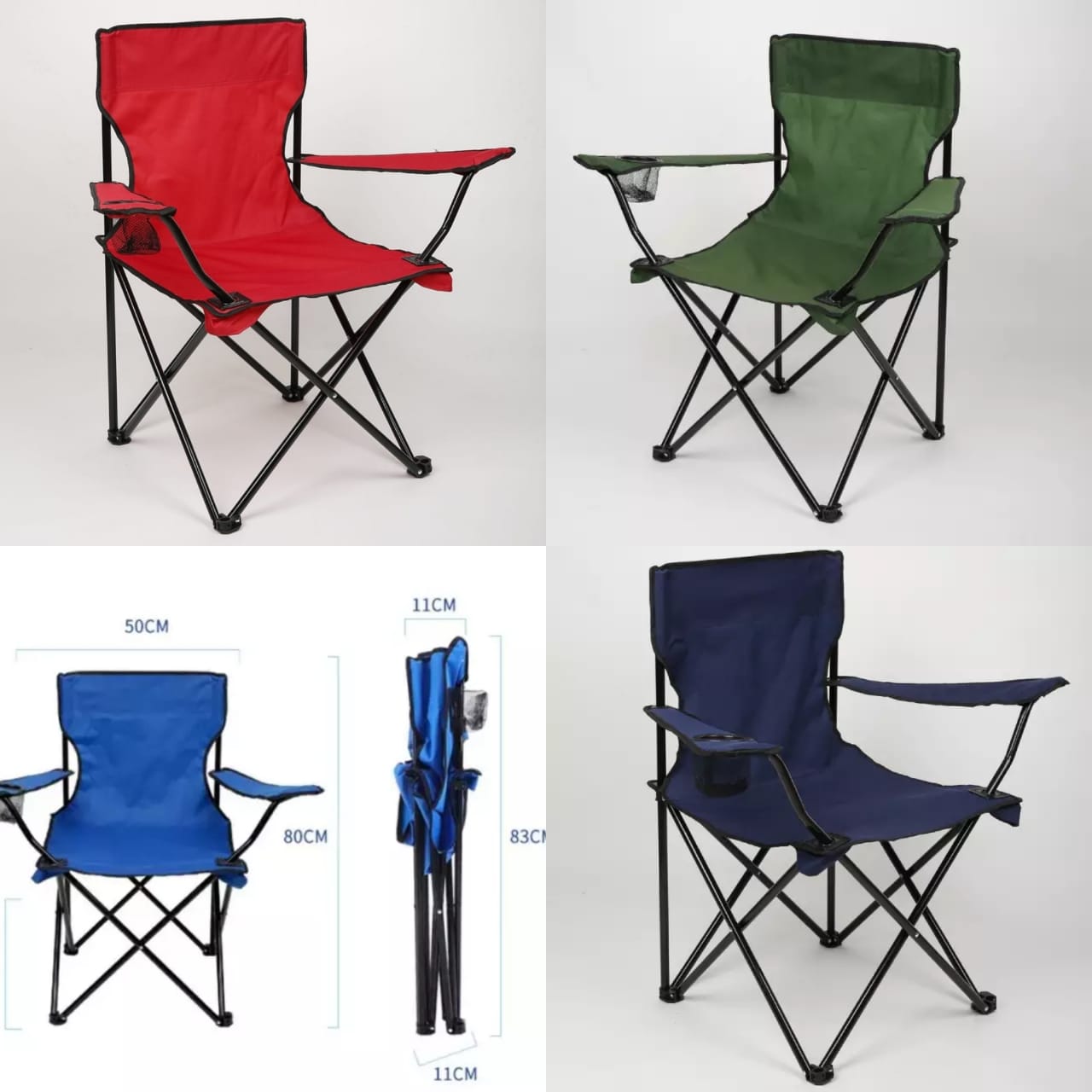Portable Folding Camping Chair with Cup Holder