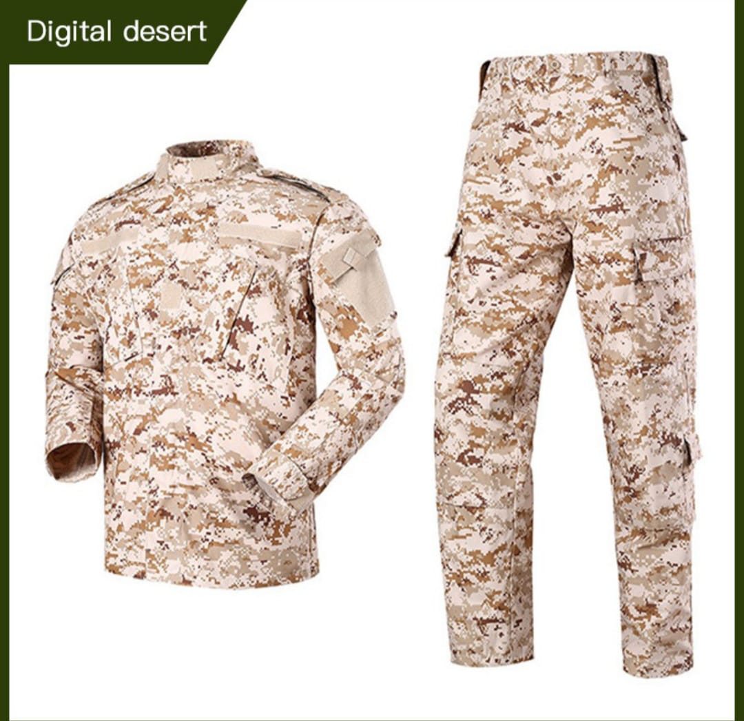 Camouflage Uniform Set - ACU Combat Suit for Tactical & Outdoor