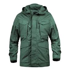 Men’s Tactical Outdoor Windbreaker – Water-Resistant Military Training Jacket