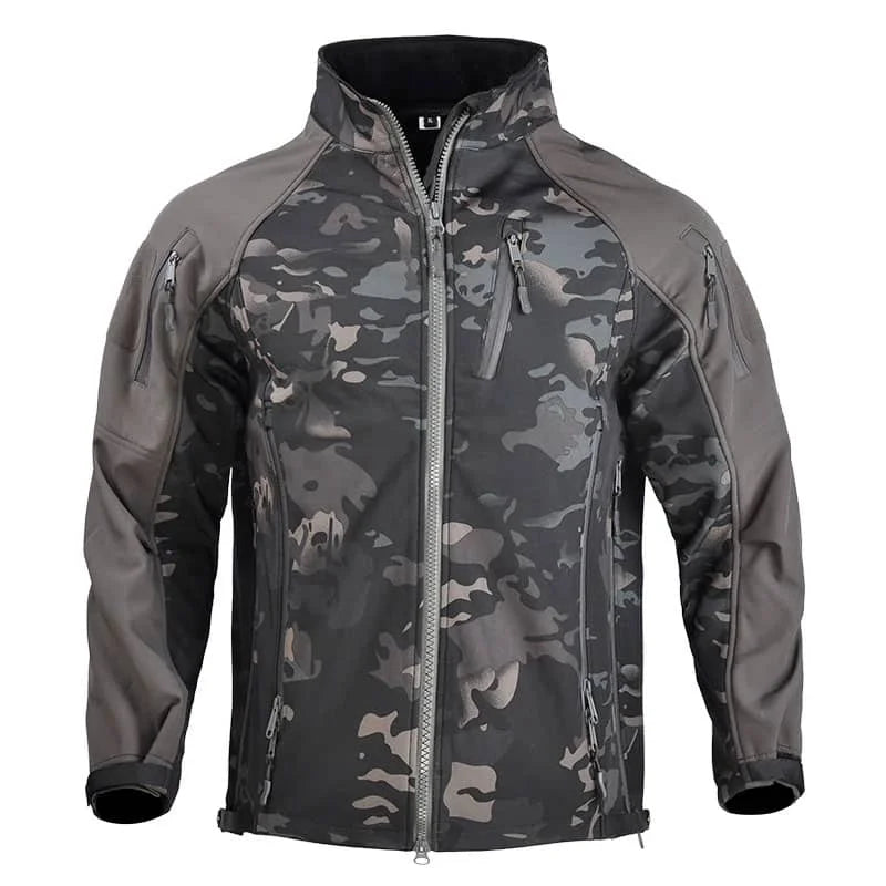 Tactical Softshell Hiking Jacket – Waterproof & Windproof Military
