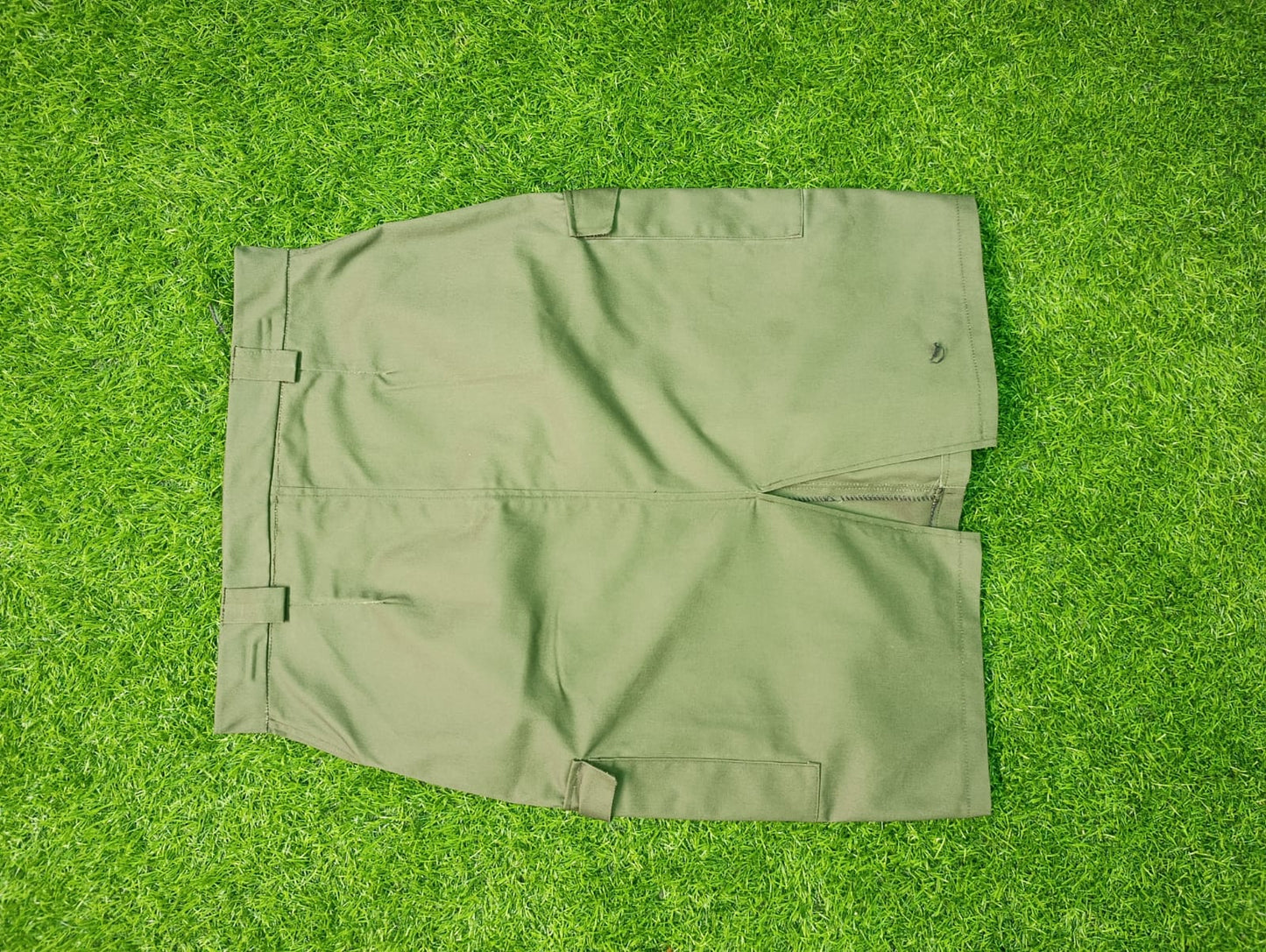 Women's Olive Green Cargo Short Skirt