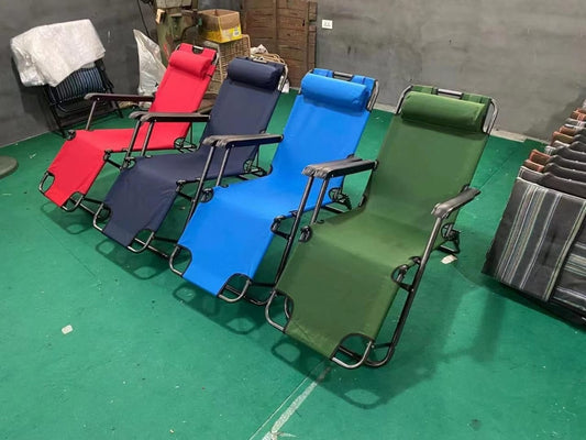 Ultimate Portable Folding Outdoor Camping Recliner & Lounger Patio Chair