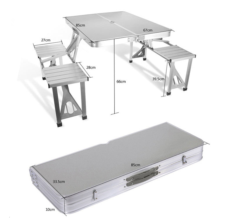 Portable & Folding Picnic Table & Chair Set