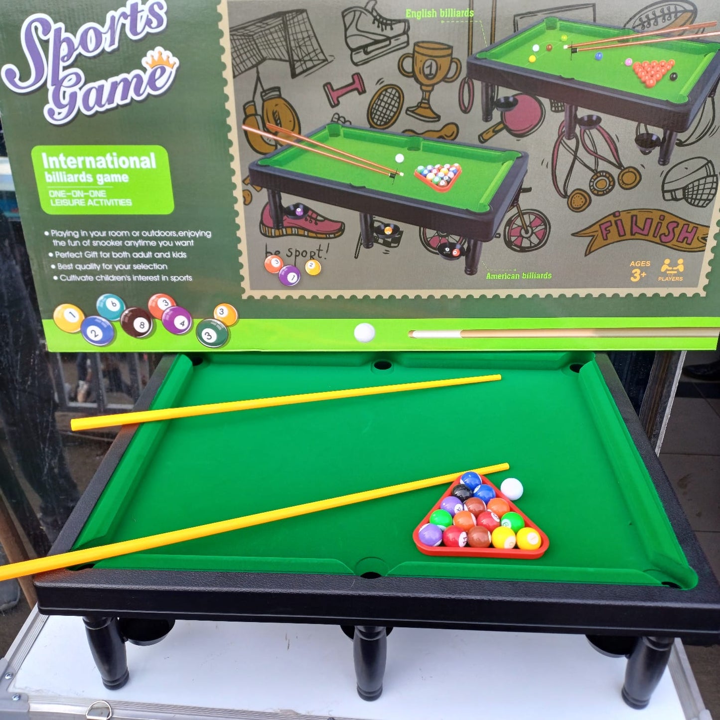 Fun Mini Pool Table Set for Kids & Family