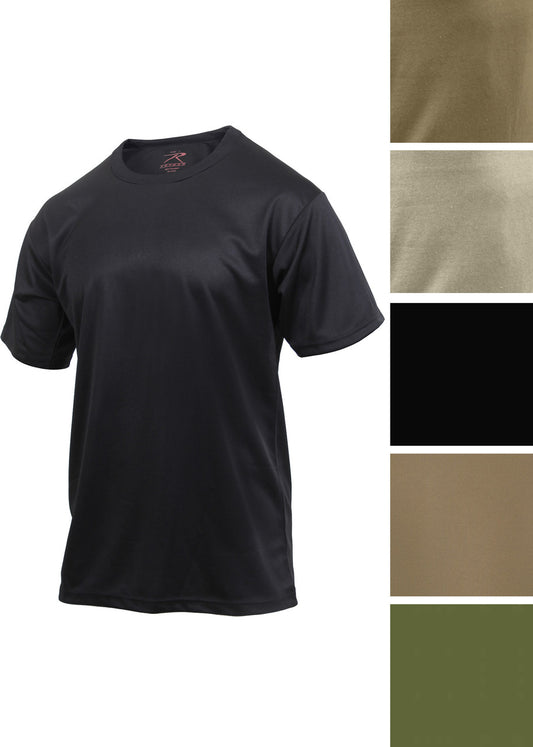 Tactical Performance Quick-Dry T-Shirt Unisex Round Neck - Outdoor and Training Wear