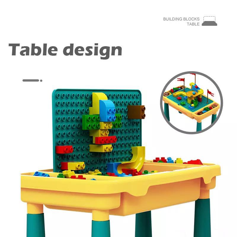 63-Block Mega Stacking Tower Game - Wooden Tabletop Challenge for Family Game Night