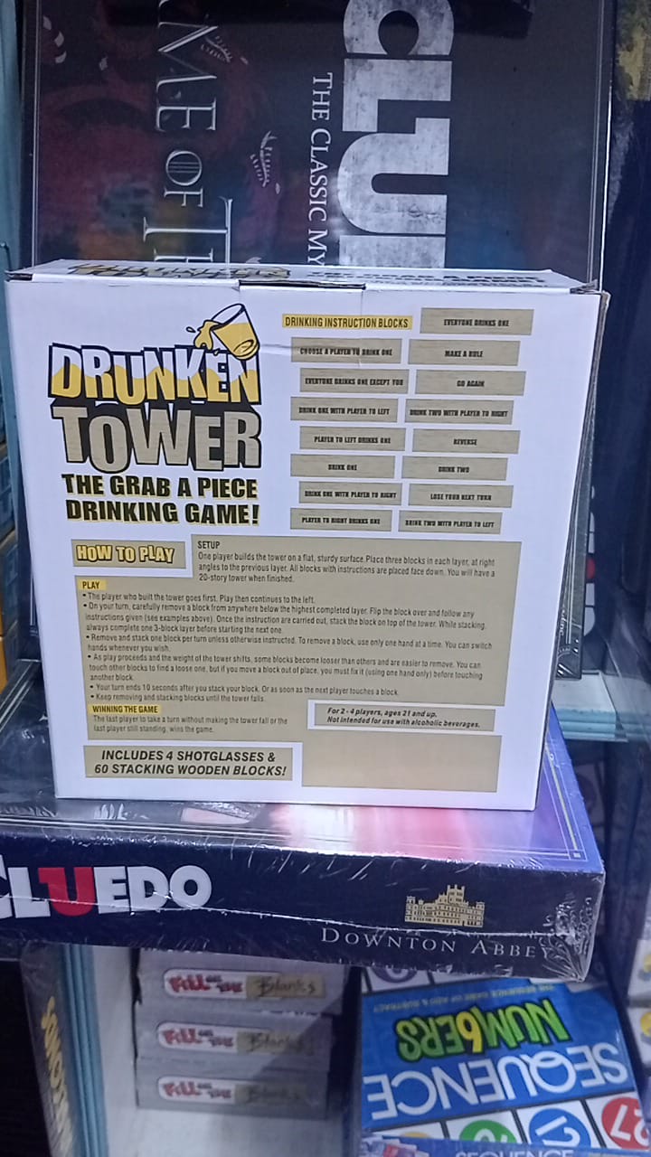 Drunken Tower: The Ultimate Stacking & Drinking Game