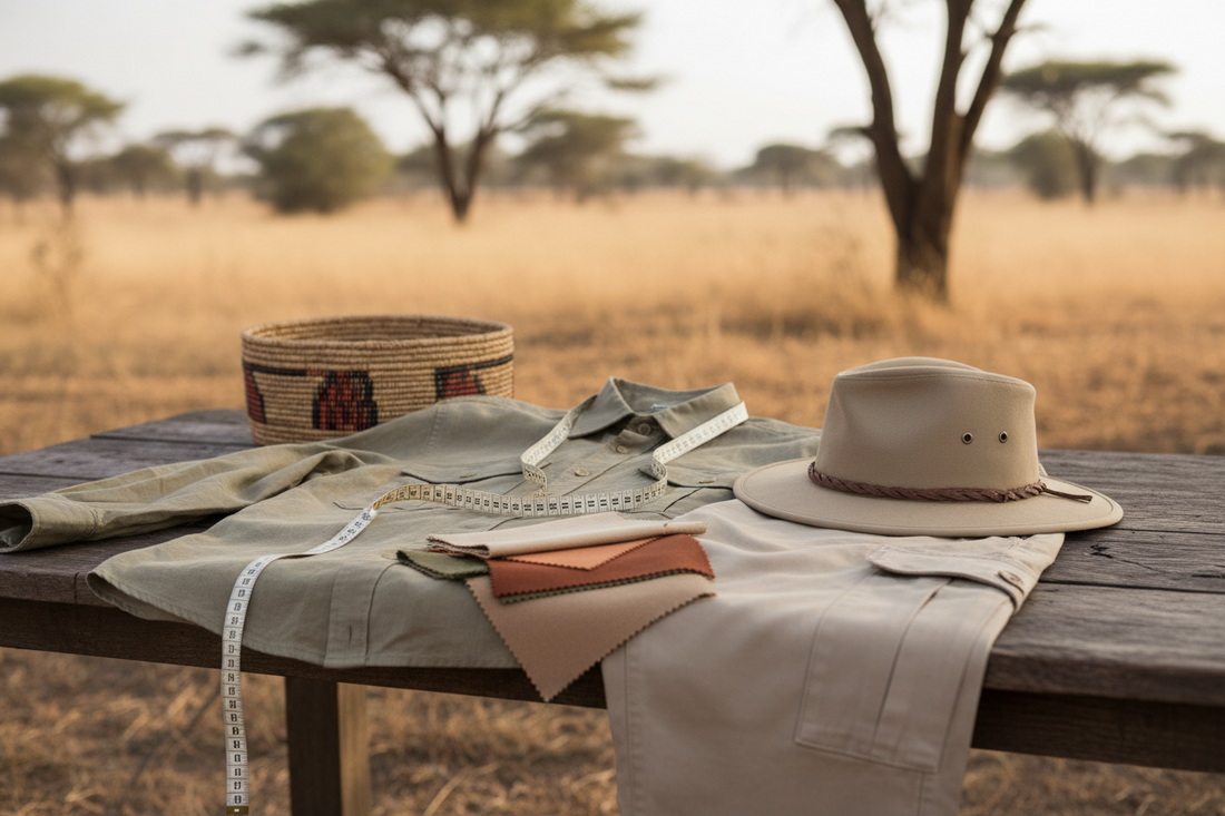 Custom Safari Wear in Kenya: How to Get Measured, Choose the Right Fabric & Travel in Style