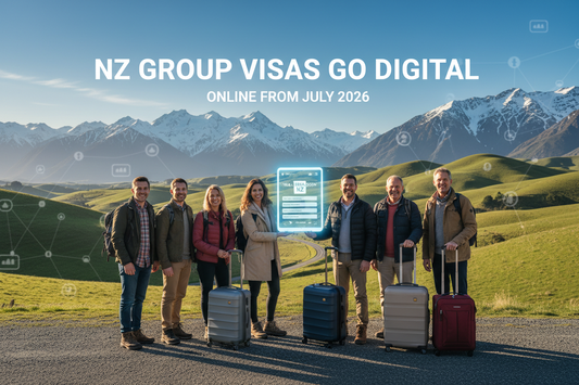 New Zealand to Move Group Visitor Visa Applications Online From July 2026