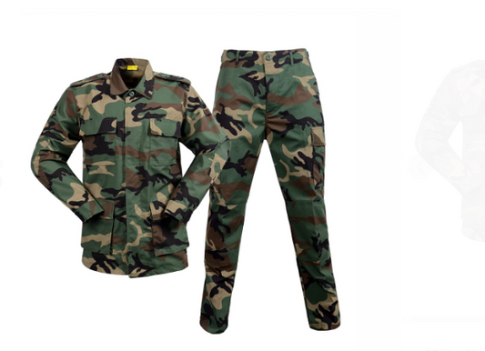 Men's BDU Uniform Suit: Durable Tactical Camouflage Jacket & Pants Set