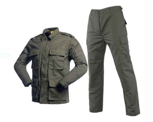 Men's BDU Uniform Suit: Durable Tactical Camouflage Jacket & Pants Set