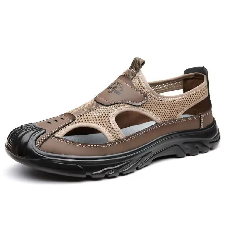 Men's Breathable Outdoor Sandals, Hybrid Hiking & WaterProof Shoes
