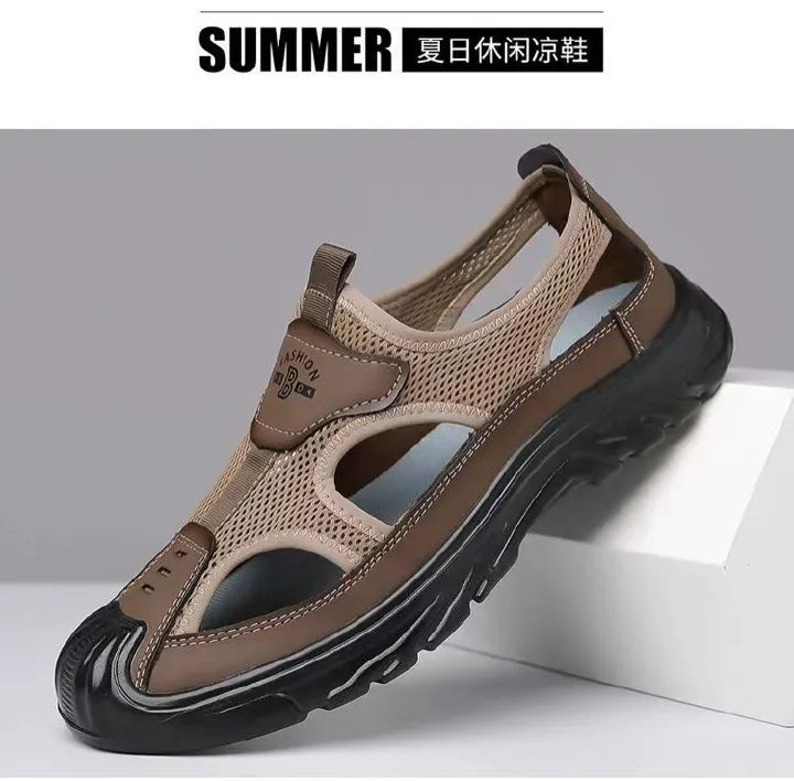 Men's Breathable Outdoor Sandals, Hybrid Hiking & WaterProof Shoes