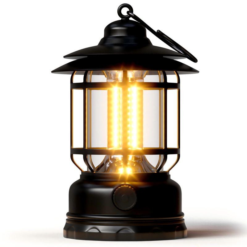 Outdoor Camping Lantern Solar Powered Light for Campsites and Emergency Use