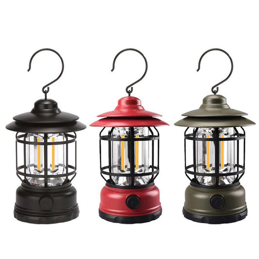 Outdoor Camping Lantern Solar Powered Light for Campsites and Emergency Use