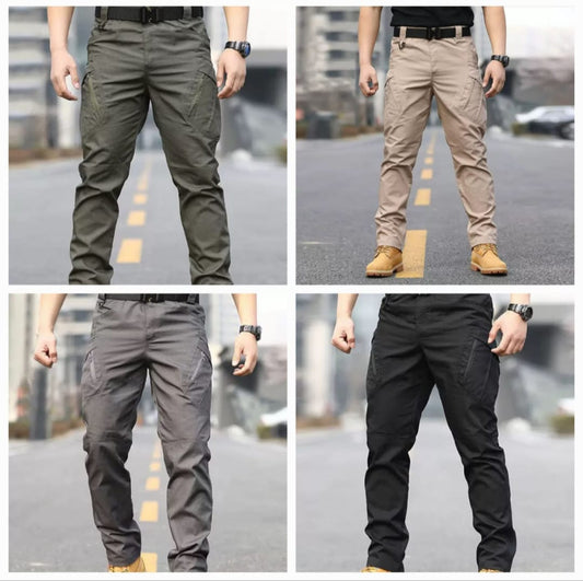 Men's Tactical Cargo Pants - Durable Outdoor Work & Hiking Trousers