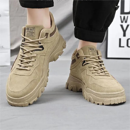 Men's High-Top Casual Sneakers, Outdoor Hiking Shoes