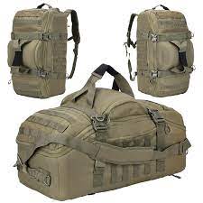 Protector Plus 3-in-1 Tactical Duffel Bag - Convertible Backpack & Gym Bag