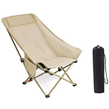 Heavy-Duty Folding Backpacking Chair – Ultra-Lightweight Collapsible Design with Customizable Logo for Camping and Hiking