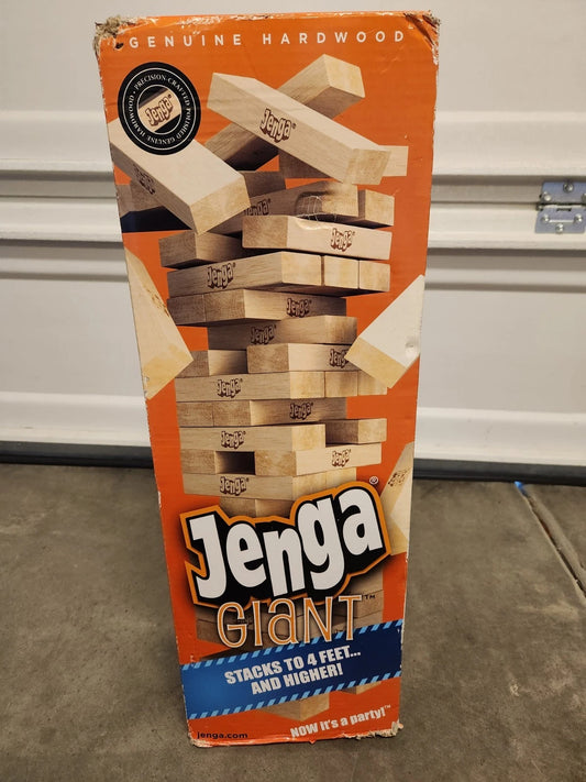 Jenga Giant Family Game – 4ft Official Hardwood Edition