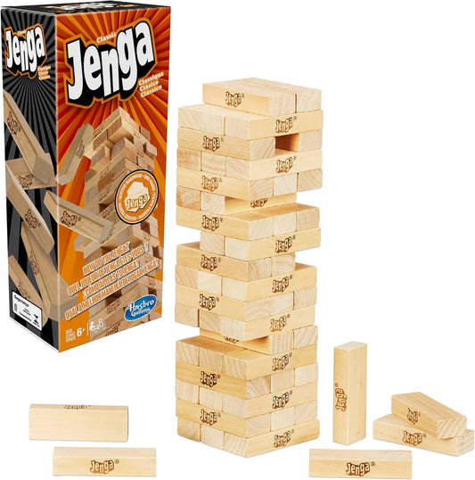 Jenga Giant Family Game – 4ft Official Hardwood Edition