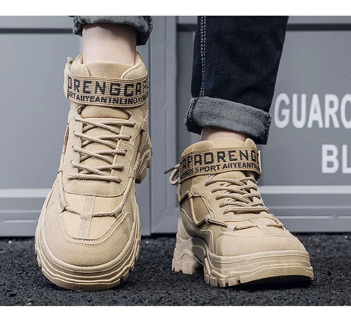 Men's Low-cut Tactical Martin Boots, Urban Hiking & Streetwear