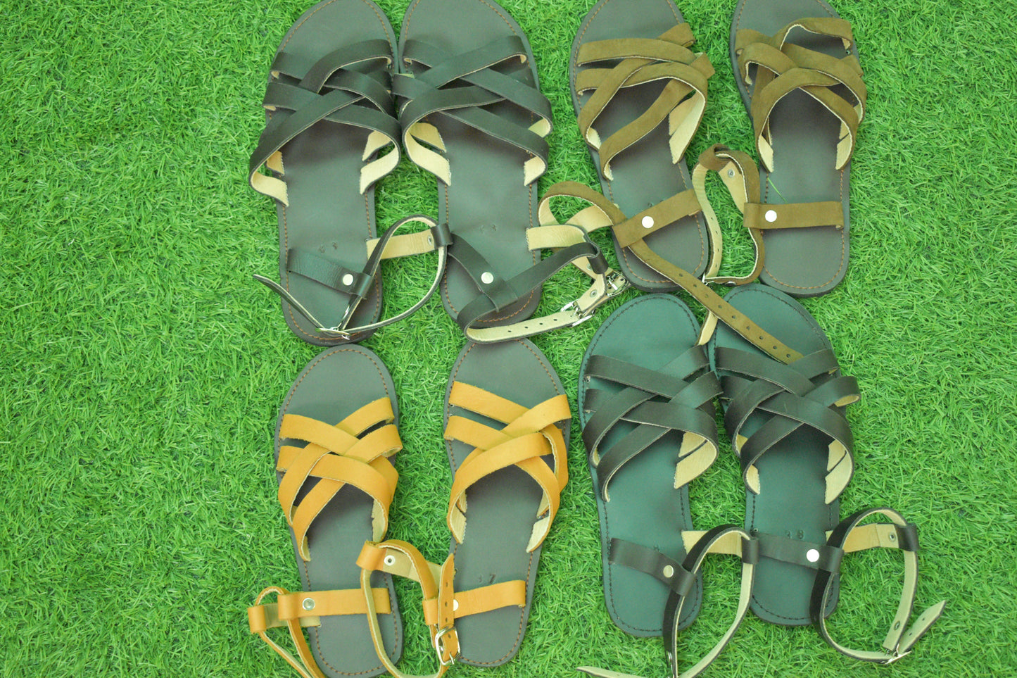 Handcrafted Leather Gladiator Sandals for Women
