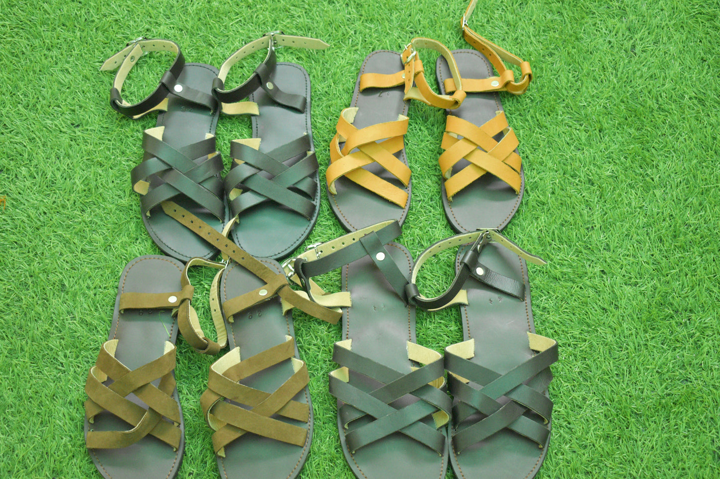 Handcrafted Leather Gladiator Sandals for Women