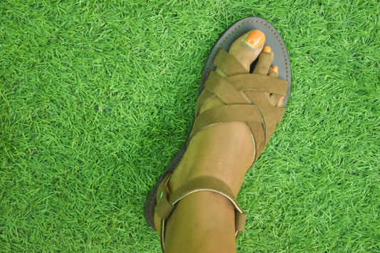 Handcrafted Leather Gladiator Sandals for Women