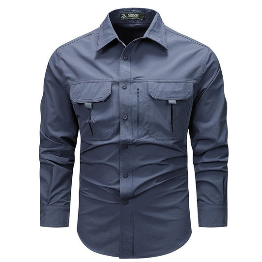 Men's Outdoor Tactical Long-Sleeve Shirt - Hiking & Safari