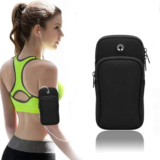 Universal Sports Armband: Multi-Pocket Running Bag