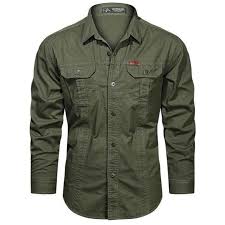 Men's Long-Sleeve Cargo Shirt