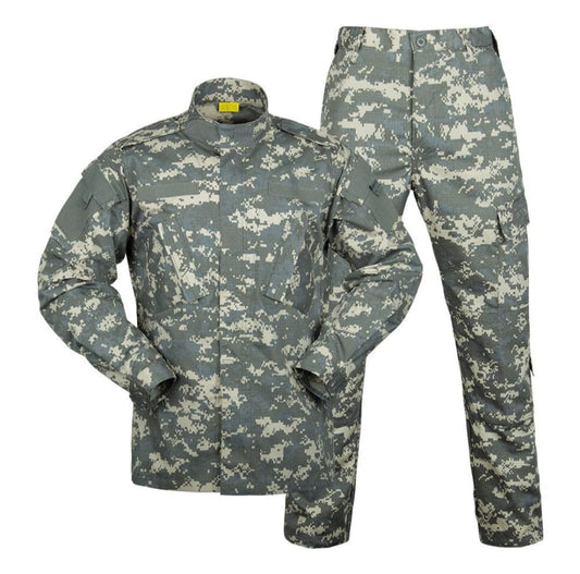 Camouflage Uniform Set - ACU Combat Suit for Tactical & Outdoor