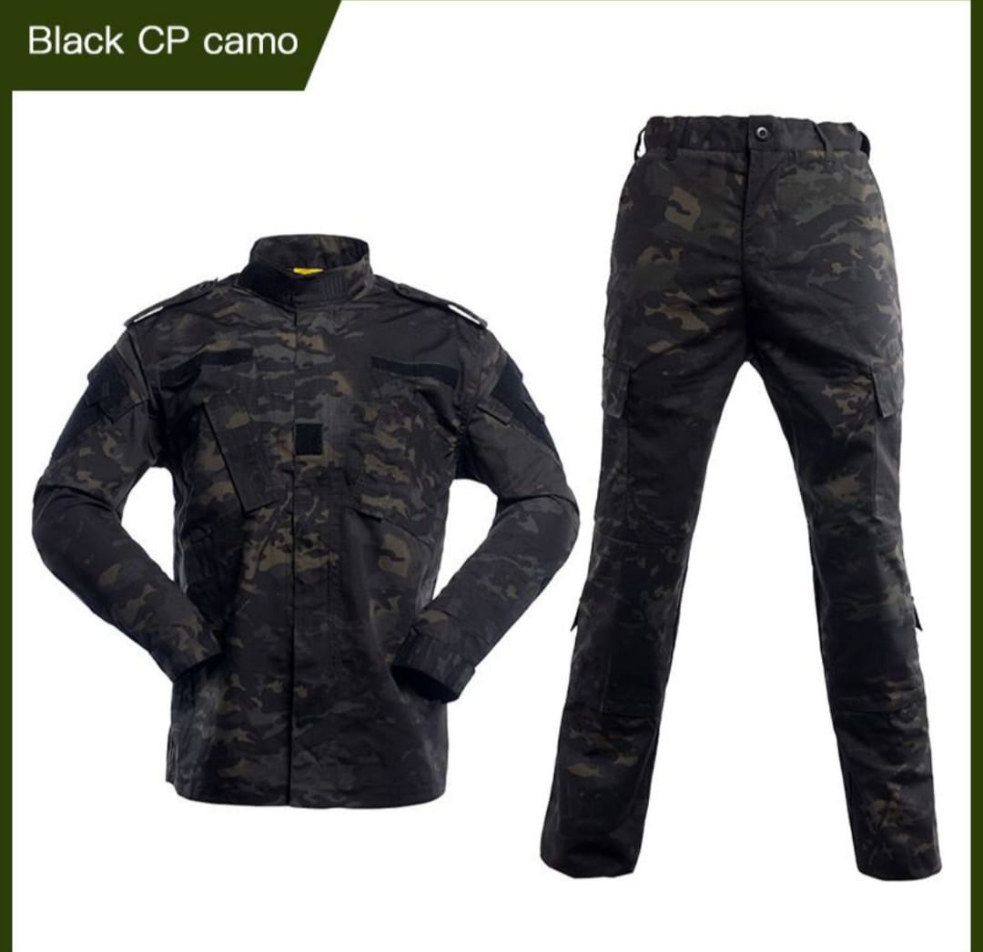 Camouflage Uniform Set - ACU Combat Suit for Tactical & Outdoor