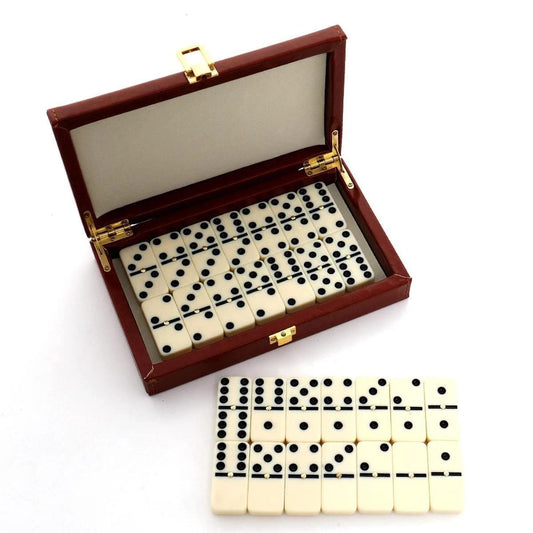 Domino Set with Leather Case: A Timeless Classic