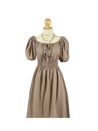 Puff Sleeve Ruffled Midi Dress