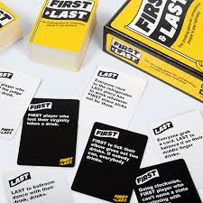 First & Last Competitive Party Card Game