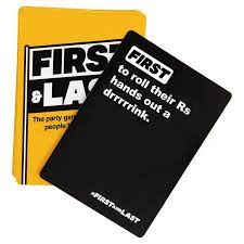 First & Last Competitive Party Card Game